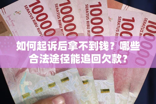 济南如何起诉后拿不到钱？哪些合法途径能追回欠款？