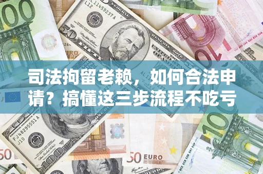济南司法拘留老赖，如何合法申请？搞懂这三步流程不吃亏！