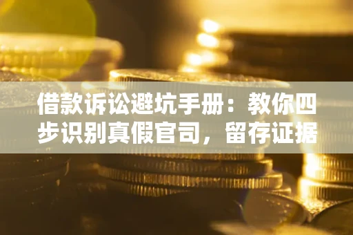 济南借款诉讼避坑手册：教你四步识别真假官司，留存证据不踩雷