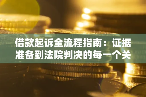 济南借款起诉全流程指南：证据准备到法院判决的每一个关键步骤