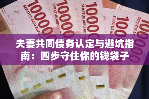 济南夫妻共同债务认定与避坑指南：四步守住你的钱袋子