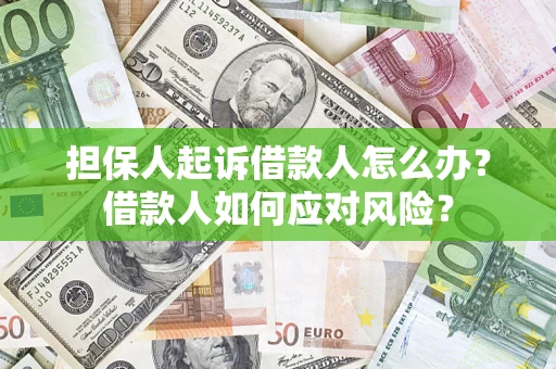 济南担保人起诉借款人怎么办？借款人如何应对风险？