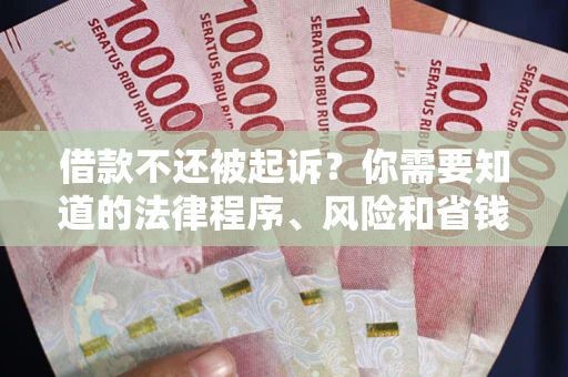 济南借款不还被起诉？你需要知道的法律程序、风险和省钱技巧